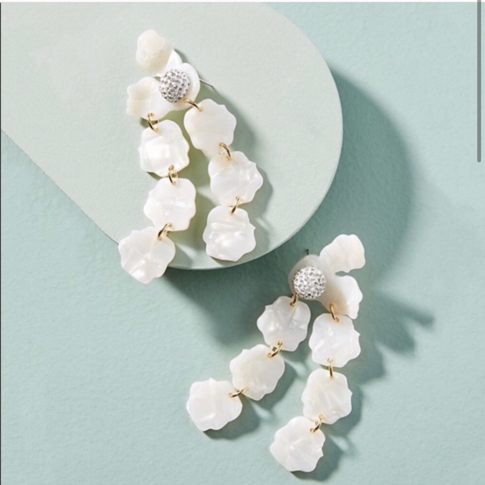 Lele Sadoughi Petal Drop Earrings BN
